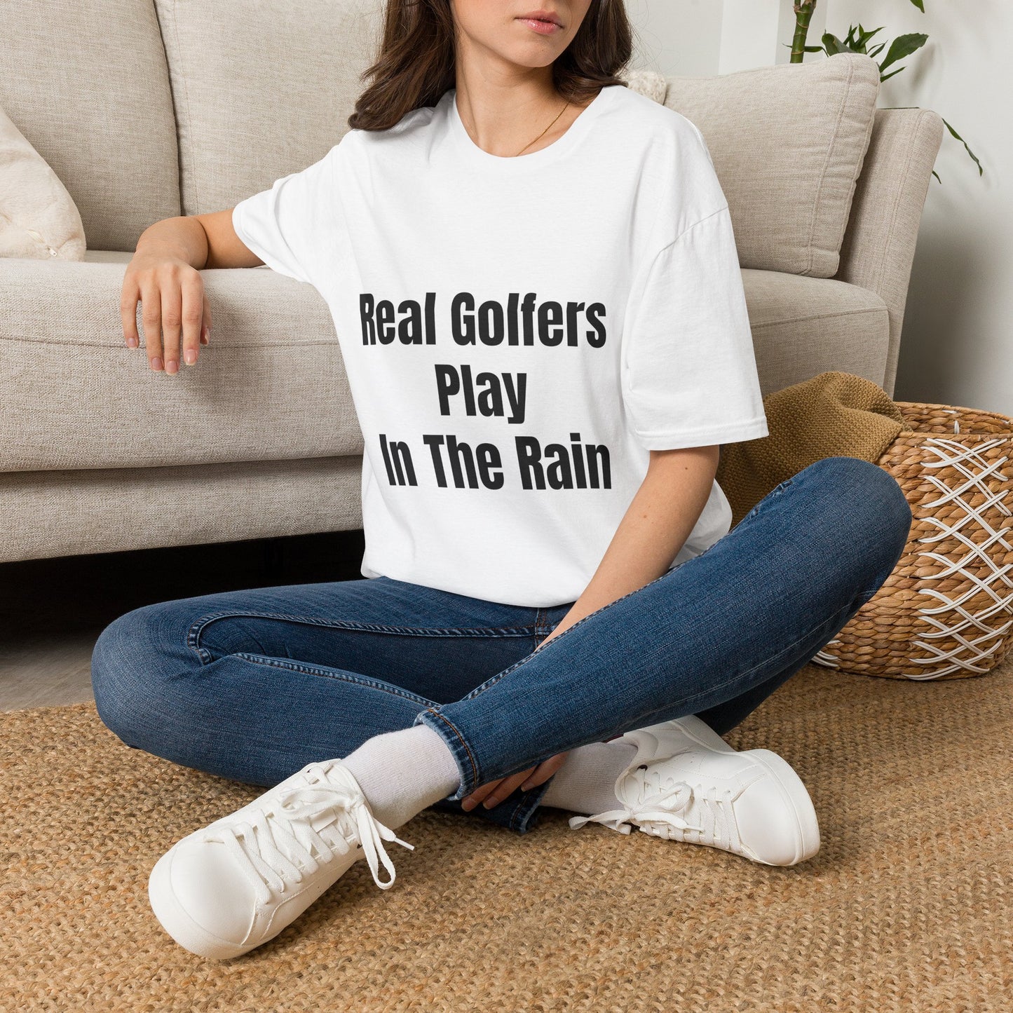 Real Golfers Play In The Rain T-Shirt