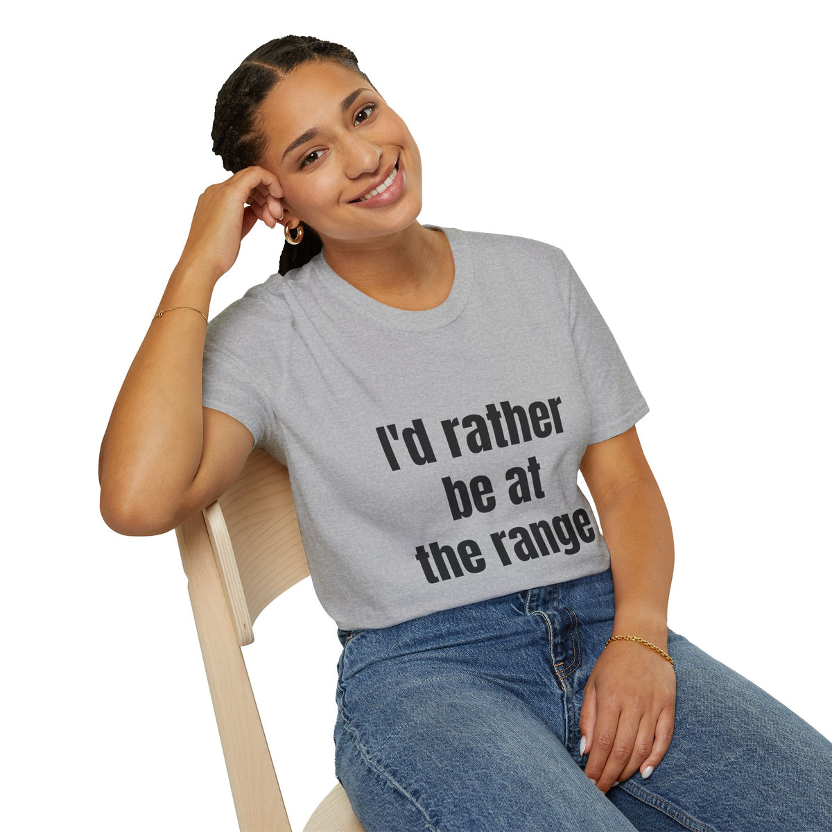 I'd rather be at the range - T-Shirt