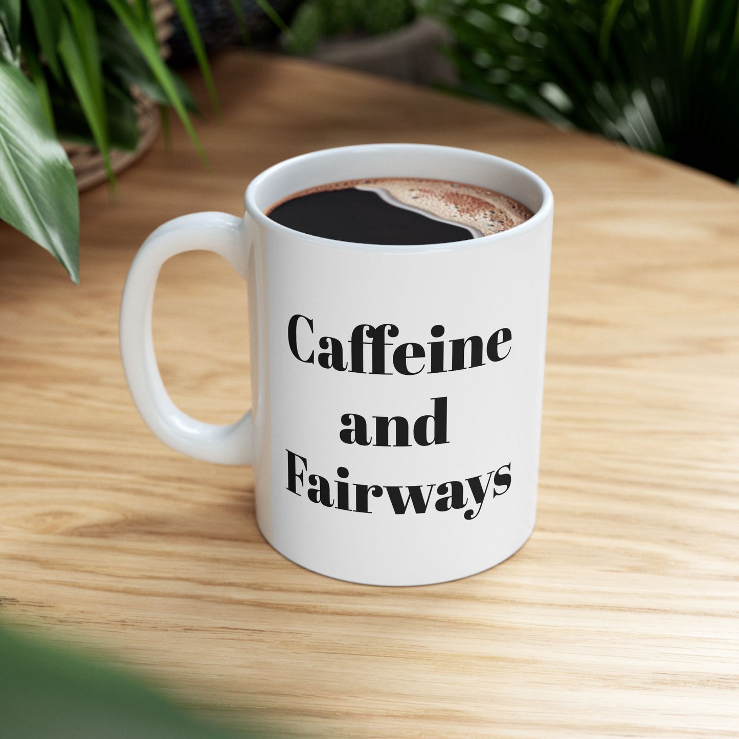 Caffeine and Fairways  Coffee Mug (11oz, 15oz)