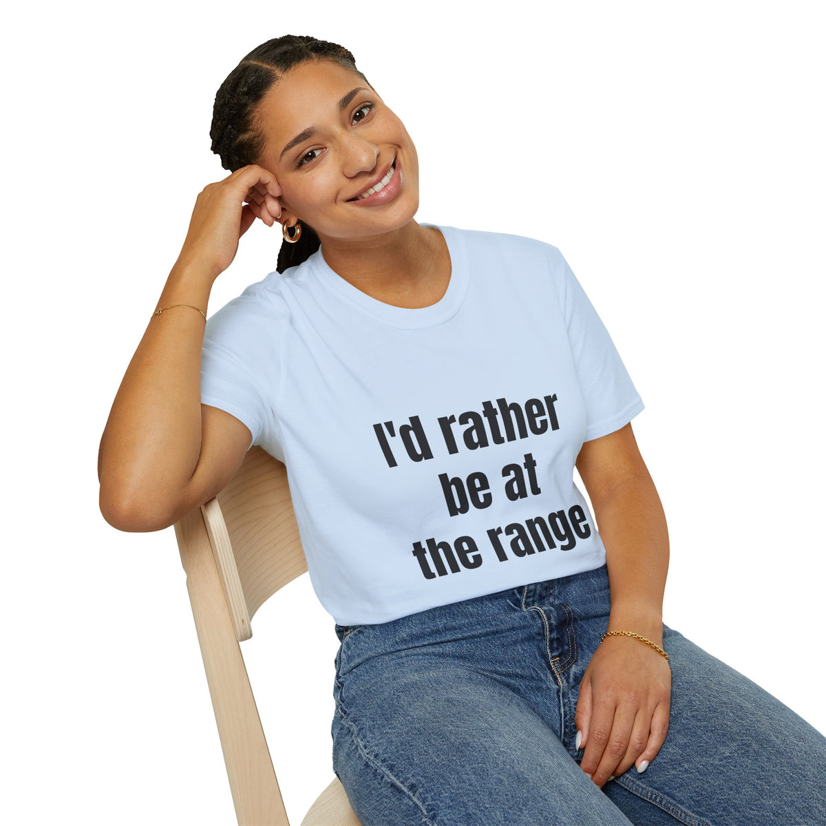 I'd rather be at the range - T-Shirt
