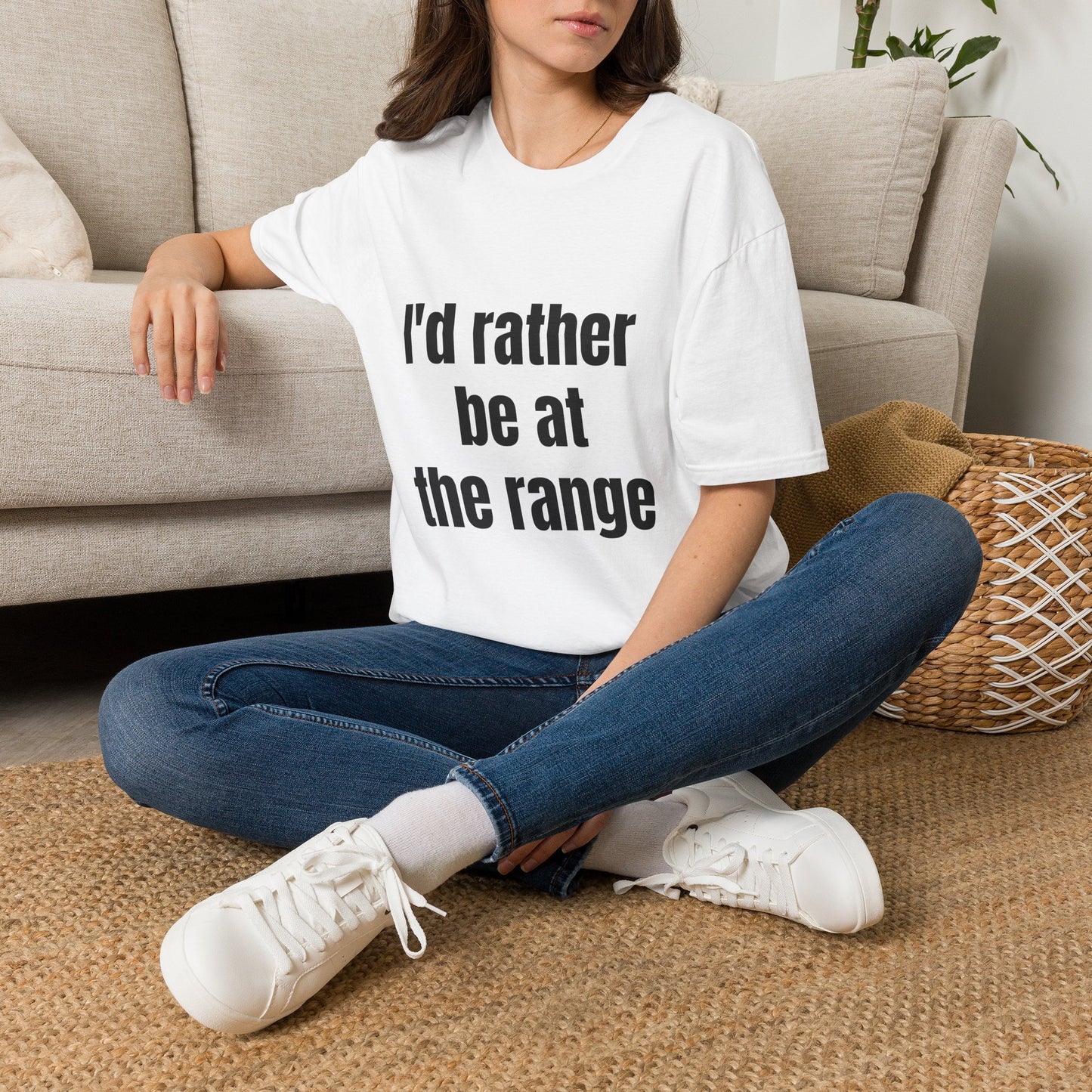 I'd rather be at the range - T-Shirt