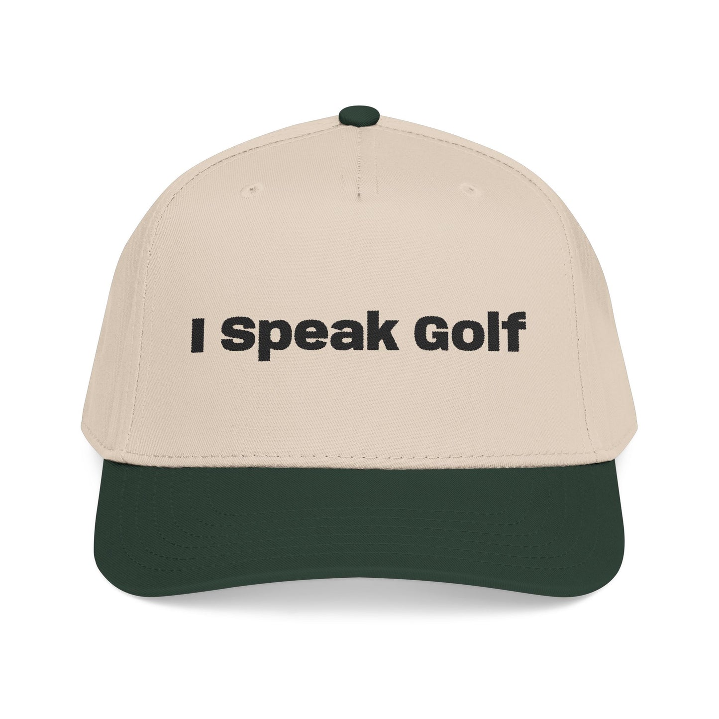 I Speak Golf- Mid Profile Baseball Cap
