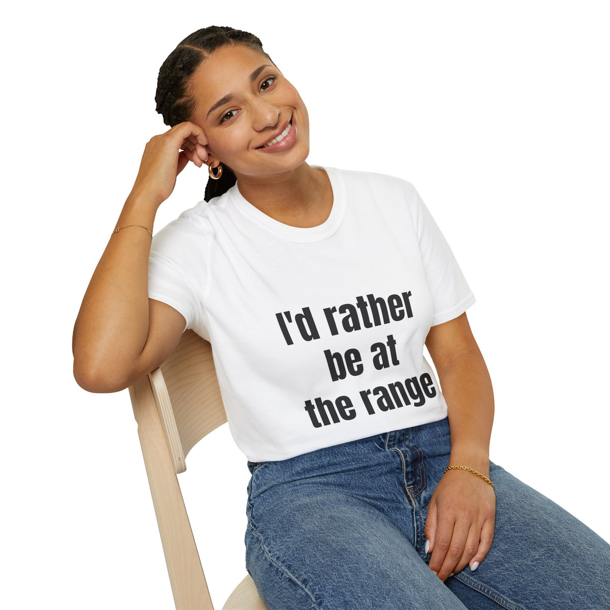 I'd rather be at the range - T-Shirt