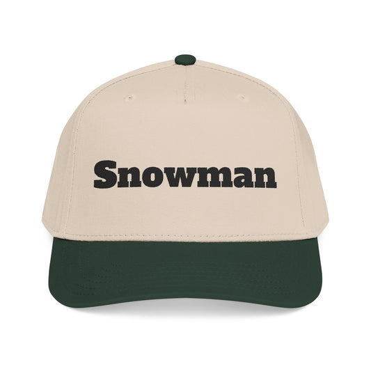 Snowman - Mid Profile Baseball Cap
