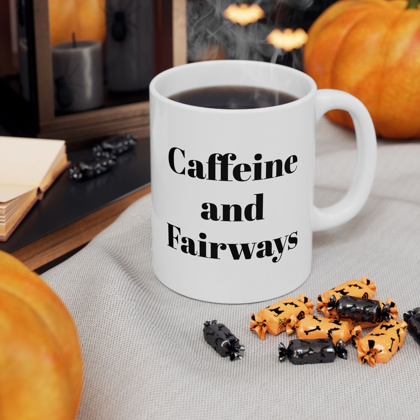 Caffeine and Fairways  Coffee Mug (11oz, 15oz)